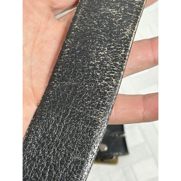 1979 Vtg. Harry Klitzner Masonic Masons Brass Shriners Belt Buckle 38 LEATHER - Picture 8 of 16